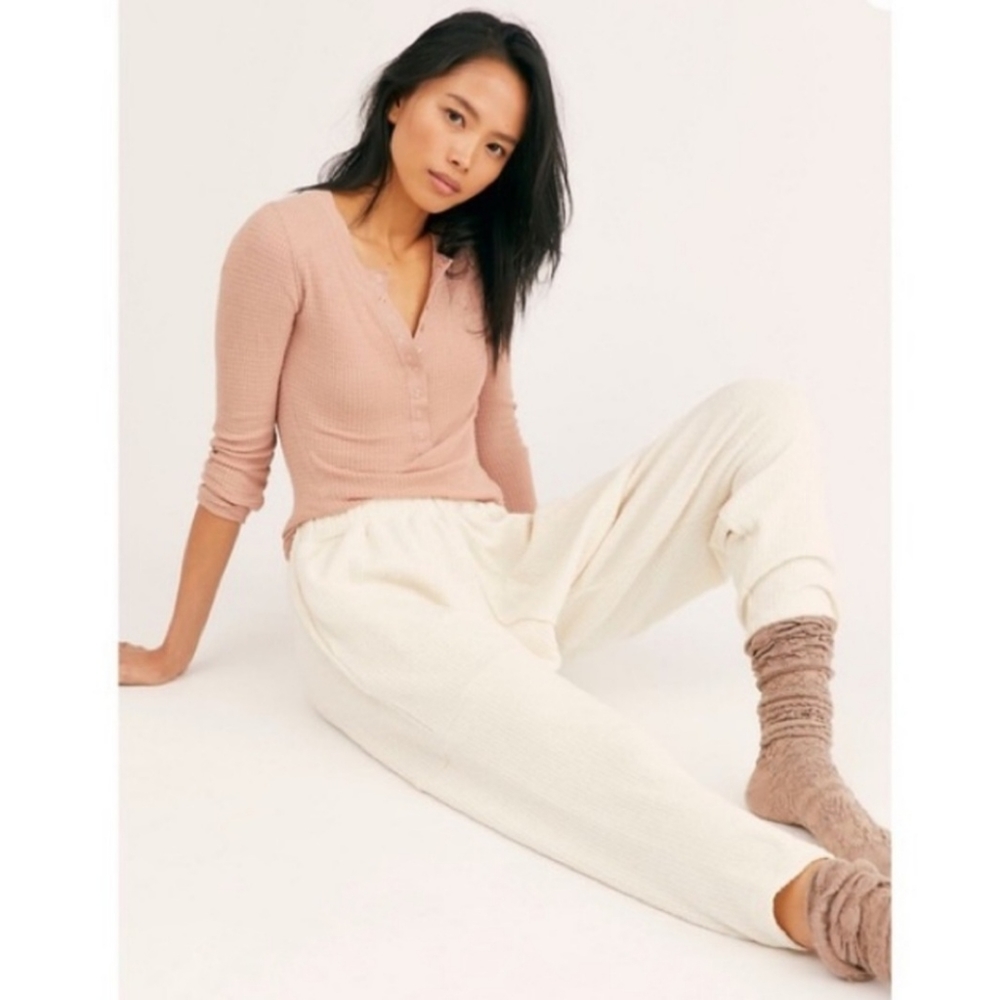 Free People Look Sharp Joggers, ribbed harem